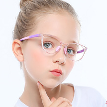 新款2236儿童眼镜小学生TR90眼镜架防蓝光无度数护目平光镜批发