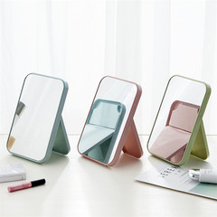 Creative Tabletop Portable Foldable Princess Mirror Cute Dorm Desk Vanity Small Mirror