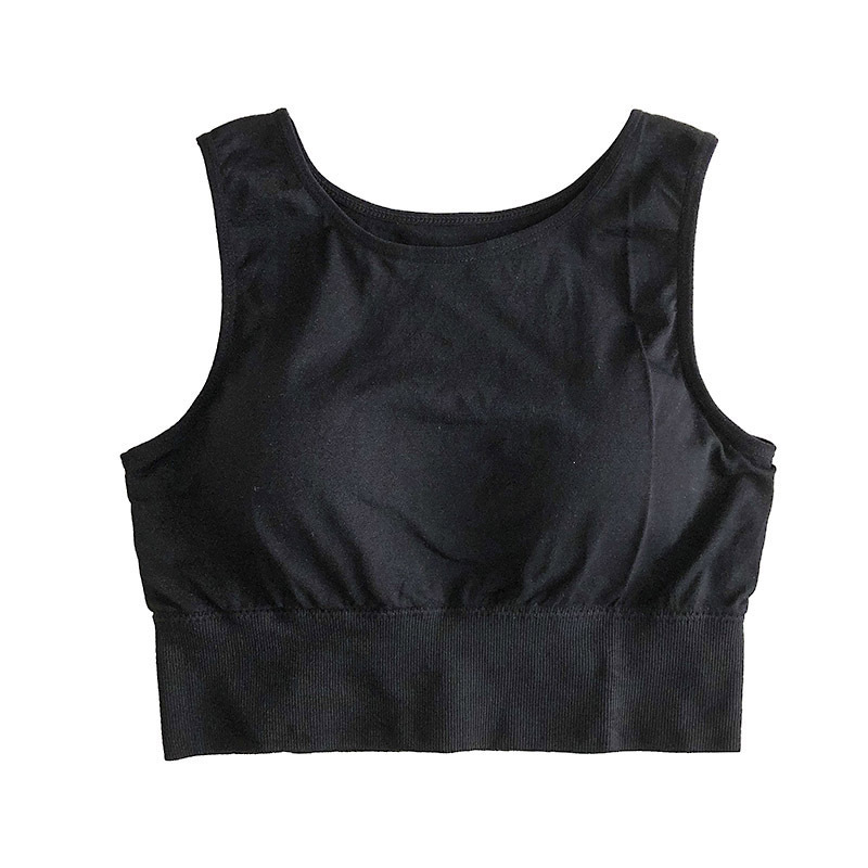 Pera de nieve popular mismo chaleco sin costuras deportes integrados almohadilla en el pecho empujar hacia arriba el desgaste exterior todo-juego tubo de las mujeres superior envuelto pecho ropa interior