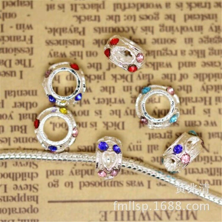 Металлический браслет с бусинами, аксессуары, серебристые бусины