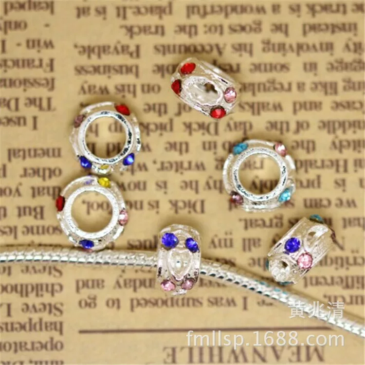 Металлический браслет с бусинами, аксессуары, серебристые бусины