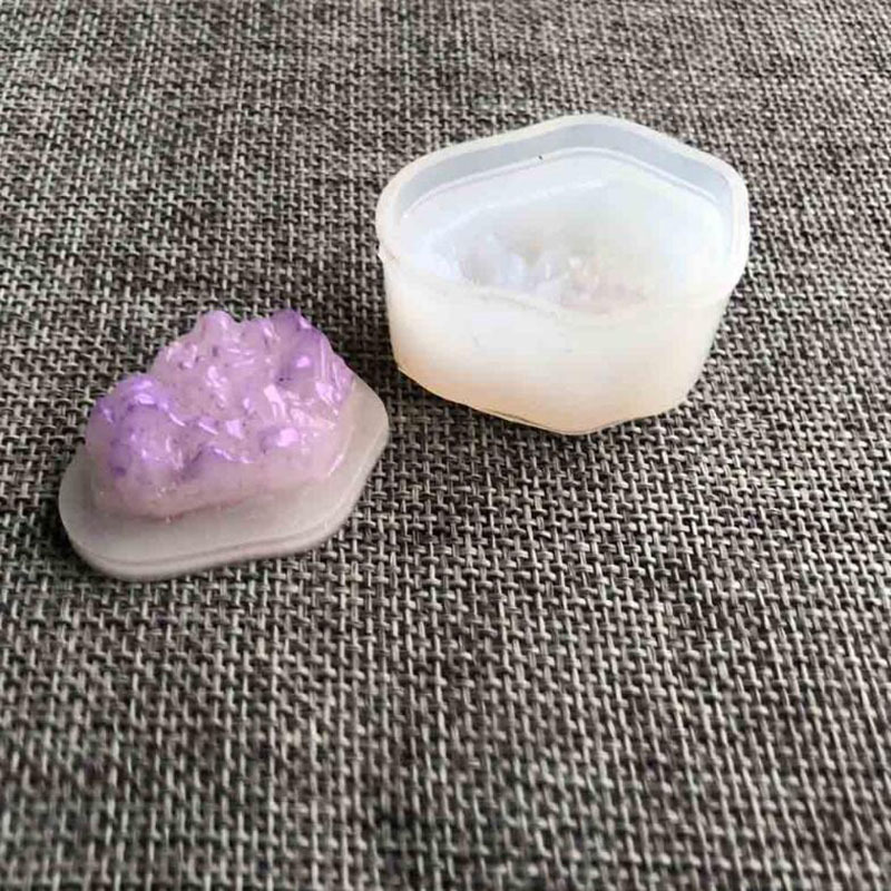 Cristal clúster modelado cristal epoxi molde, cerámica suave arcilla epoxi yeso coche decoración herramienta de modelado