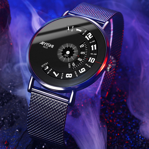 AISHIYI waterproof men's watch student trend couple fully automatic non-mechanical watch 1633