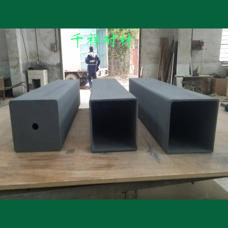 耐高温重结晶碳化硅陶瓷管道 重结晶碳化硅管 抗压重结晶陶瓷管