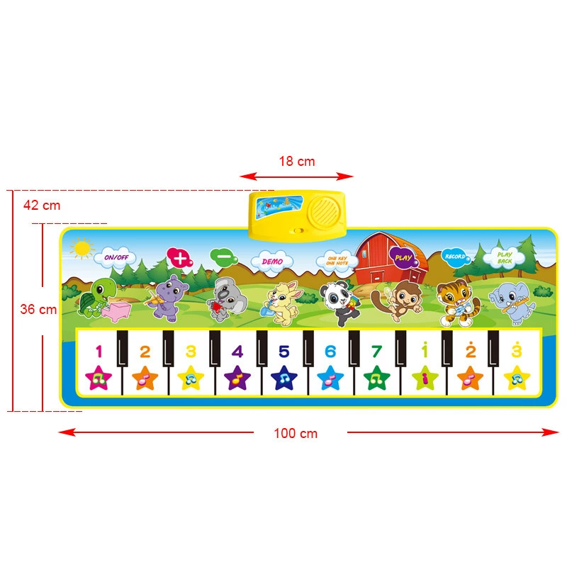 Музыкальные музыкальные инструменты, пианино, 100×36 см, Amazon