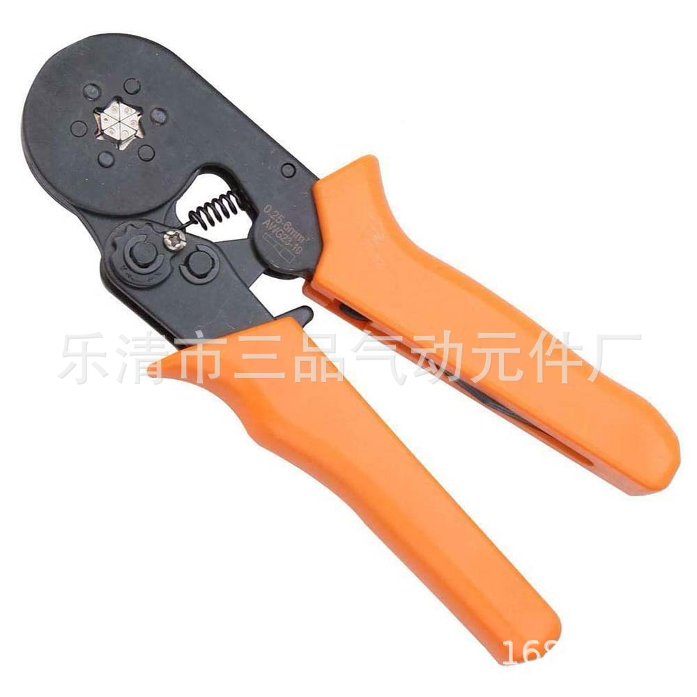 HSC8 6-6套管式自调压线钳 管型端子压接钳0.25-6平方 呈正六边形