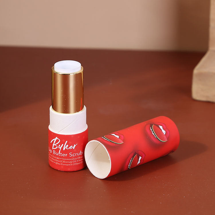 厂家热销通用圆形纸筒 牛皮纸口红纸罐 简约包装批发