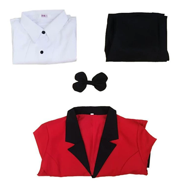 Female model (jacket+library+pants+bow tie)