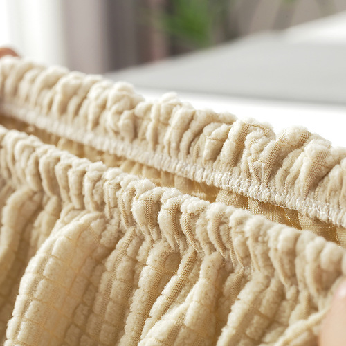 Thickened elastic all-inclusive bedside cover Nordic household simple soft-covered wood bedside cover bed back dust cover bed back cover