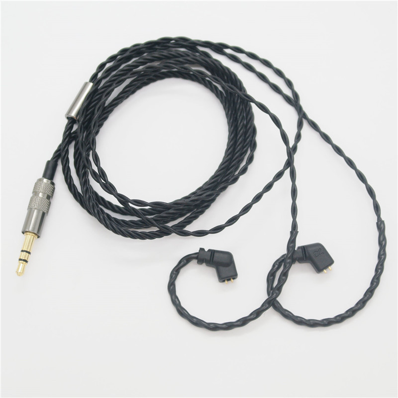 HIFI auricular cable 2 pin0.78 Monitor auricular IEM Cable de reemplazo de actualización cable TRN QDC CCA disponible
