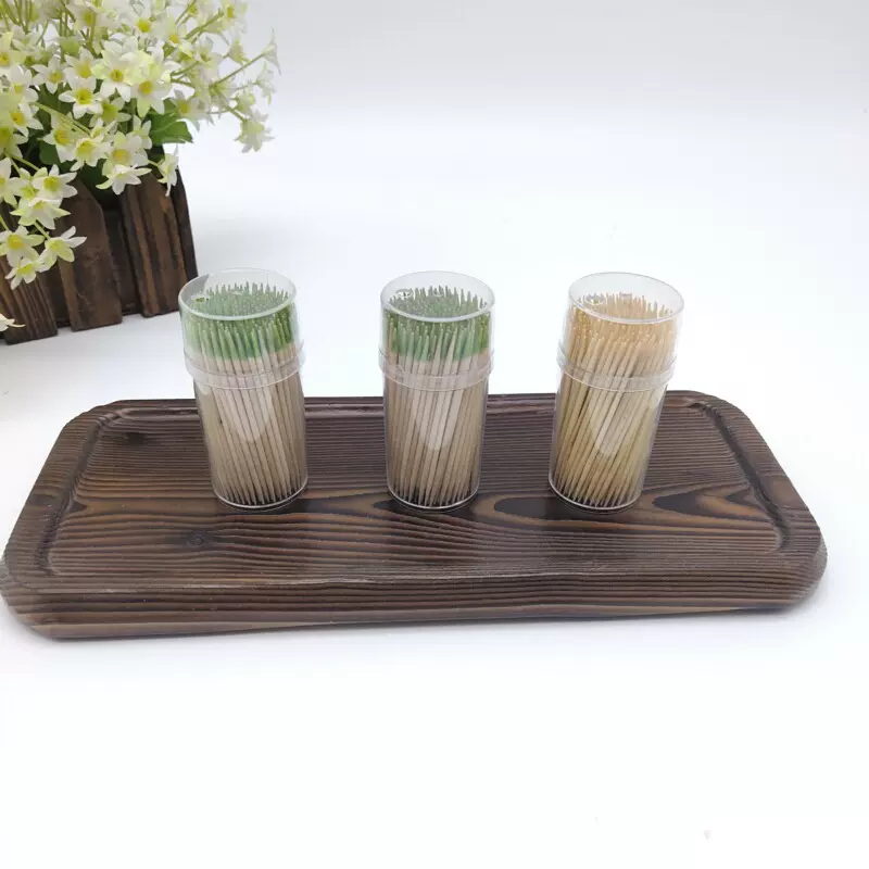 源头工厂批发竹制环保章鱼小丸子臭豆腐一次性签竹签木签牙签