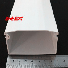 PVC明裝阻燃防火線槽江蘇型80*50鼓面型電線電纜保護套管規格齊全