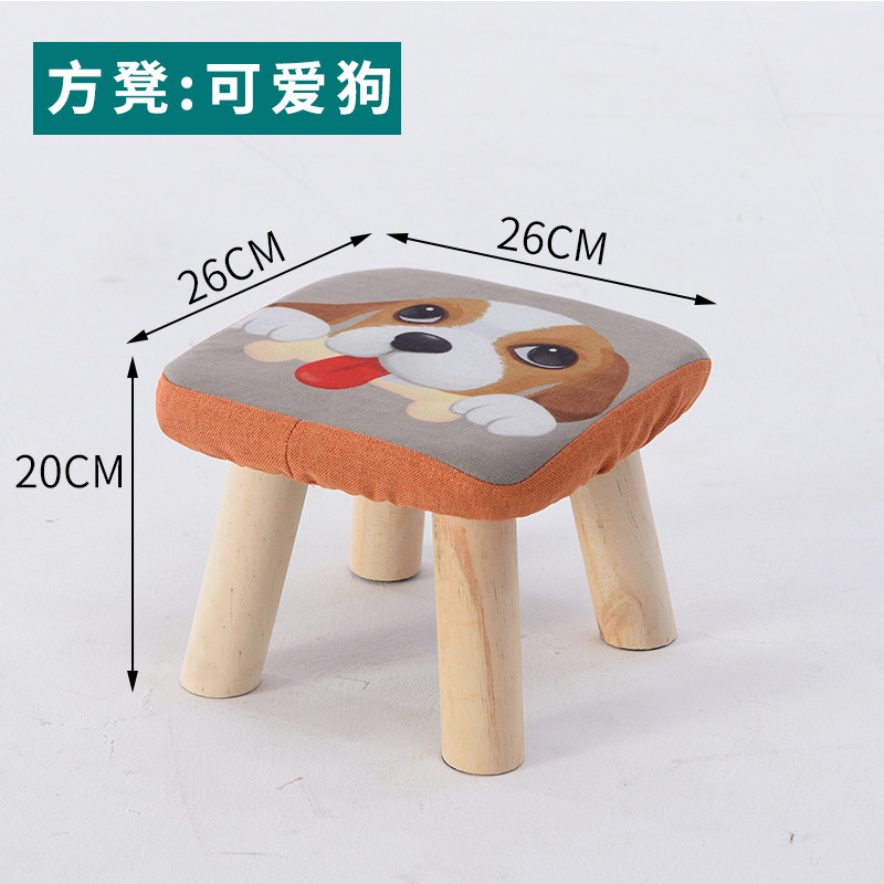 きのこのベンチ-かわいい犬