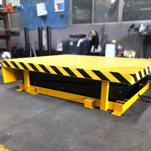 Movable small electric lifting platform truck lifting hydraulic automatic lift electric flatbed truck