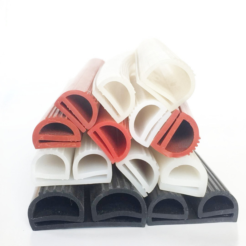 Supply of Double-E Silicone Sealing Strips for Cold Storage Doors, Silicone Strips for Freezers, Rubber Sealing Strips