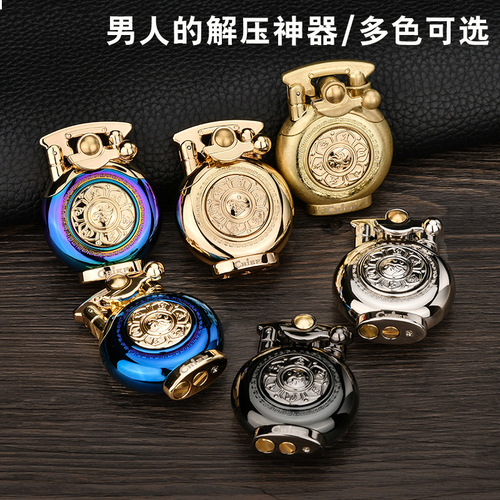 CHIEF leader rocker kerosene lighter retro personalized decompression artifact grinding wheel windproof lighter men's gift