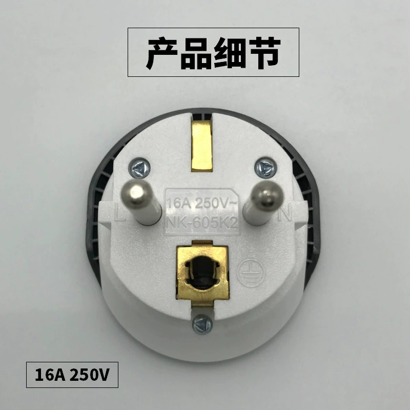 Type Mains plug adapter EU to US UK AU Korea standard copper convertor