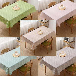 Водонепроницаемая и горячее надежное масло -промывание Peva Tablecloth Cubic Table Clate