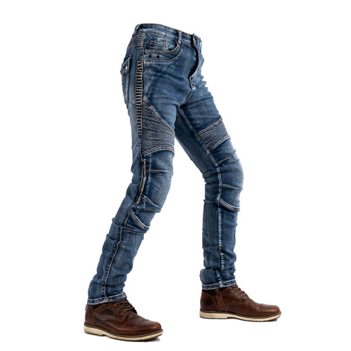 MOTOpants Motorcycle Riding Jeans for Men, Motorbike Racing Casual Pants, Summer Anti-Slip Kevlar Pants