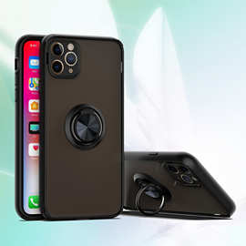 iPhone15手机壳支架11/13车载磁吸指环壳14PRO祺影保护套多功能