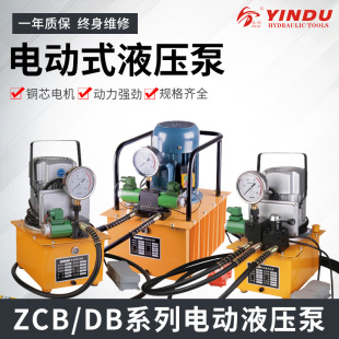 Electric hydraulic pump high pressure oil pump oil press foot hydraulic pump station single and double oil circuit electric pump ZCB-700D