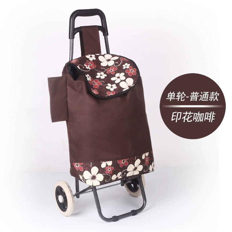 Новая улучшенная версия складной тележки для покупок из цельной железной пластины, портативная и экономящая силы ручная тележка.