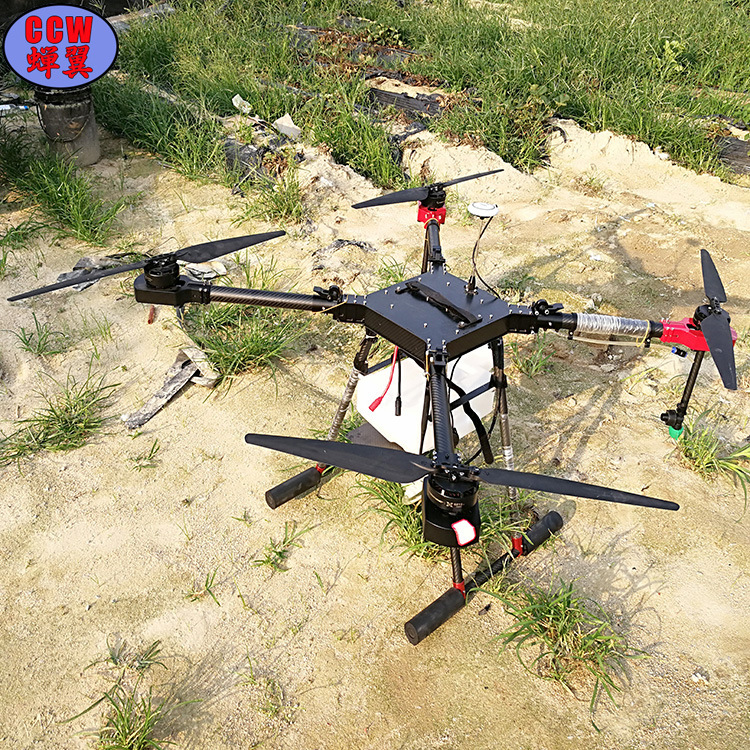 遥控植保无人机 农药喷洒 5公斤4轴 AB点自主飞行 厂家直供 蝉翼