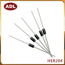 �µ��� HER204 ��Ч������2A300V DO-15��װ ֱ������� ��������