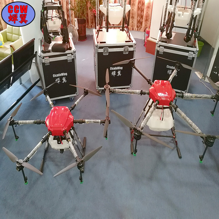 蝉翼CCW植保机 电动遥控 10公斤喷雾器6轴多旋翼 农业无人打药机