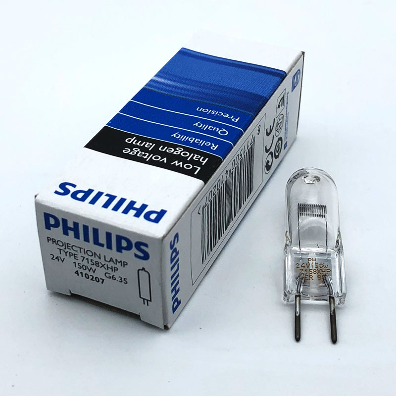 필립스 필립스 7158XHP 24V150W G6.35 SANFENG 프로젝션 악기 할로겐 전구 410207