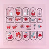Fresh three dimensional nail stickers for nails, cute fake nails, sticker, new collection