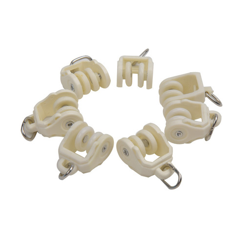 Wholesale curtain pulleys, hanging wheels, straight rails, curved rails, I-shaped rails, guide rail wheels, curtain accessories wheels, hook wheels