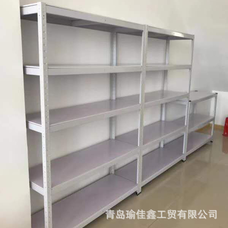 白色货架展示架商店小卖部便利店仓库轻型重型置物架