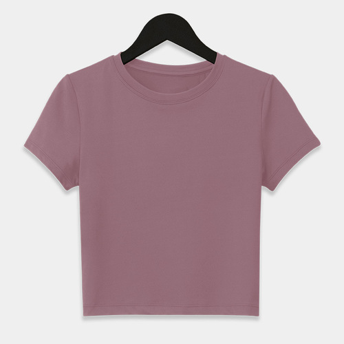 Women's Pure Milk Silk Simple Minimalist Sports T-Shirt Running Fitness Training Crew Neck Yoga Short Sleeve Top Wholesale