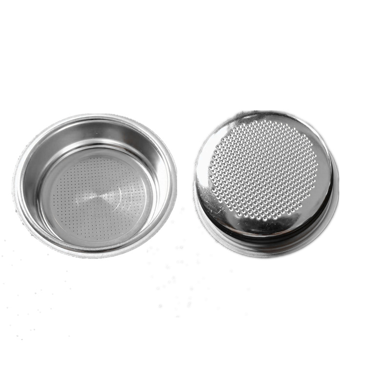 Dongling coffee machine Italian Semi-Automatic Coffee machine handle powder bowl spare parts stainless steel coffee powder bowl 51mm