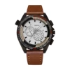 334 White Plate Brown Band
