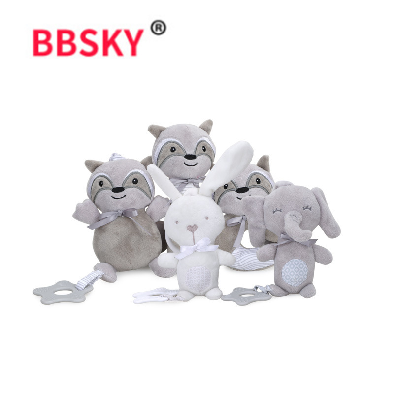 BBSKY campana torno colgante conejo elefante colgante bebé diente colgante coche cama colgando carillones de viento juguetes para bebés
