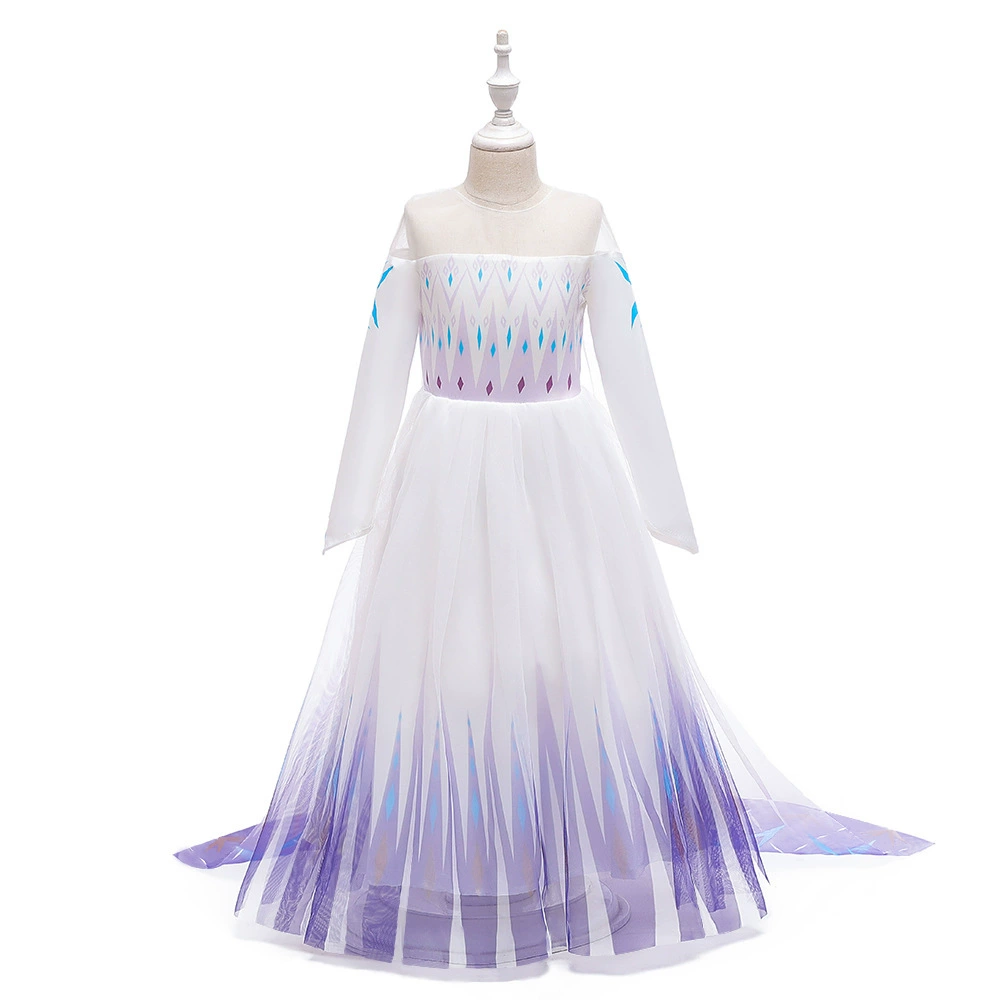 Small princess costume, dress, “Frozen”, with snowflakes