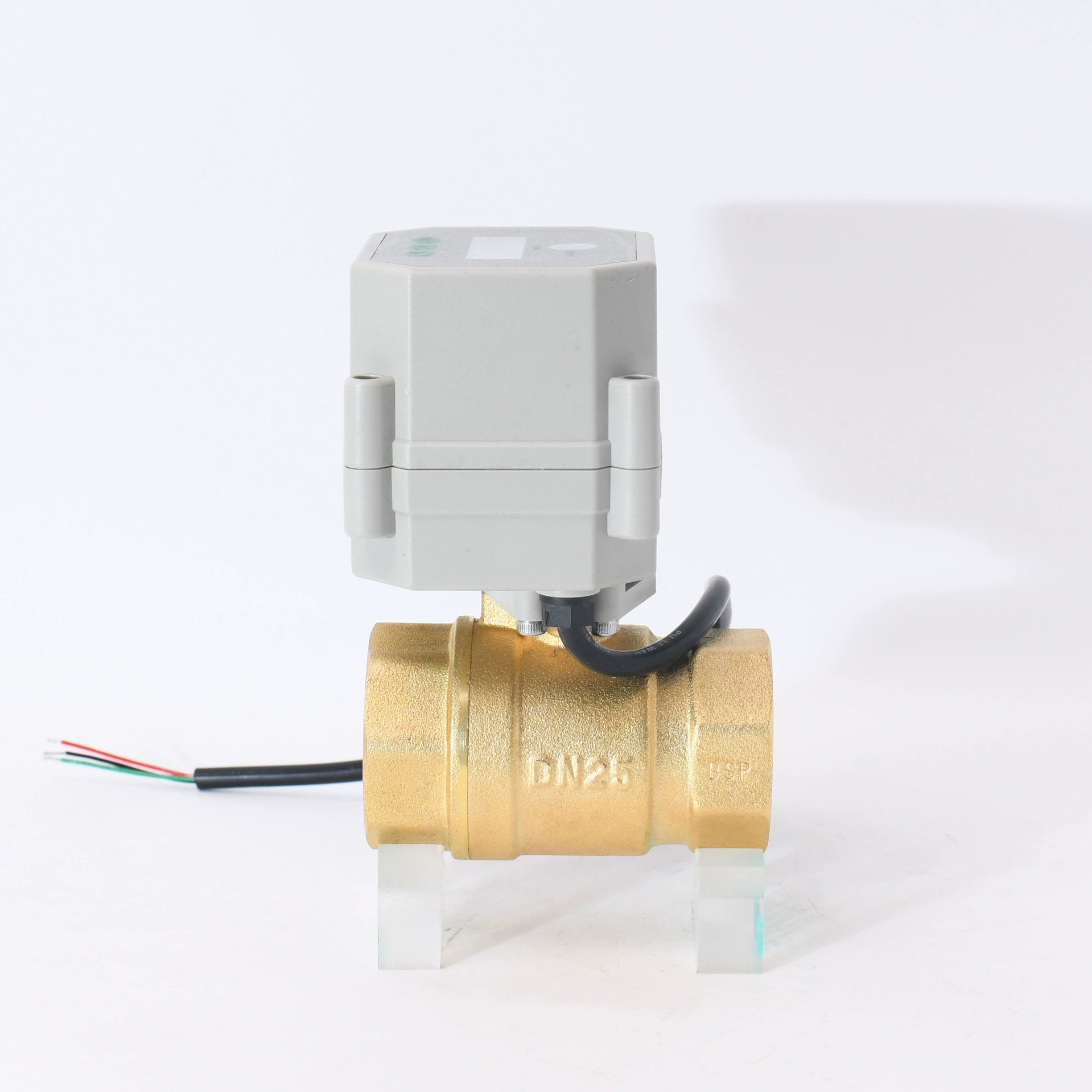 1 дюйм миниатюрный пропорциональный регулирующий клапан двусторонний латунный аналоговый сигнал количество TONHE Электрический пропорциональный регулирующий клапан DN25