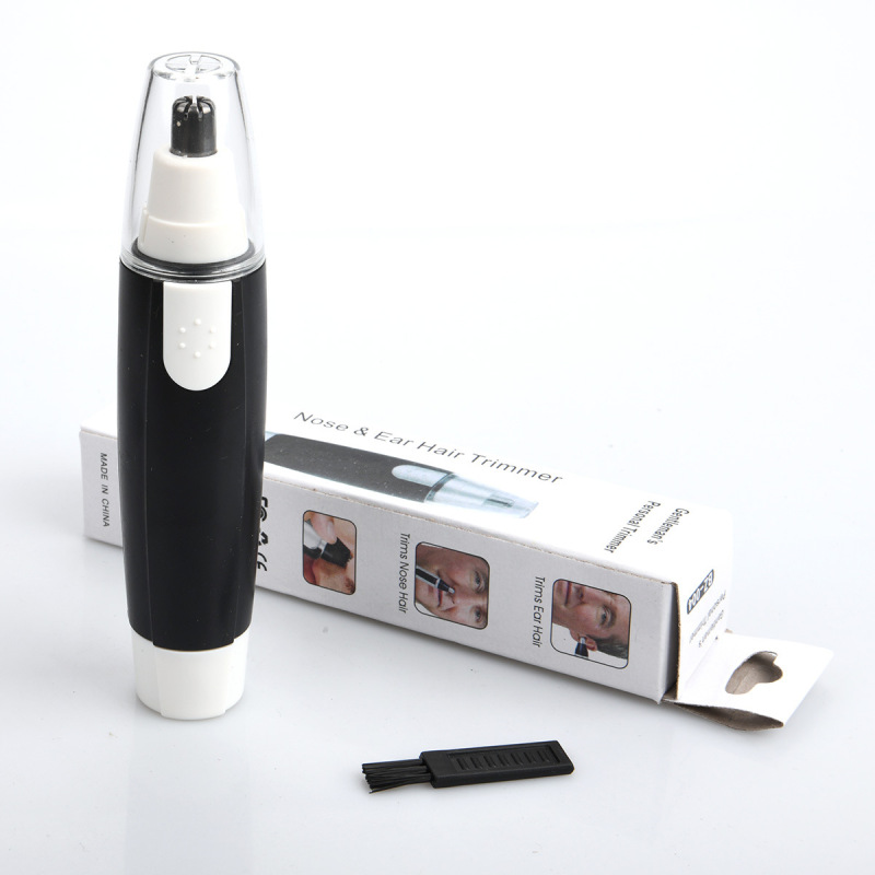 Nose Hair Trimmer Electric Nose Hair Trimmer Men's Dry Battery Black Non-Painted Nose Hair Trimmer 54g Nose Hair Trimmer Electric Nose Hair Trimmer Men's Dry Battery Black Non-Painted Nose Hair Trimmer 54g