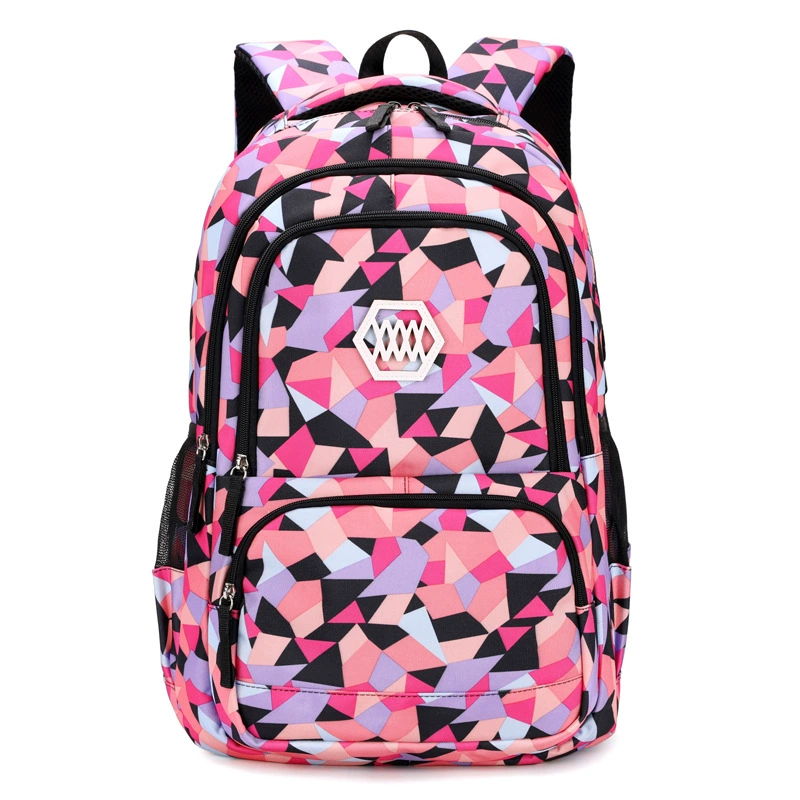 Set, nylon school bag, camouflage backpack, 3 piece set