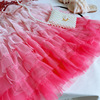 Summer long dress, children's skirt, children's clothing, Korean style, western style