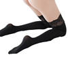 Lace knee socks, velvet autumn retro Japanese swan, lace dress