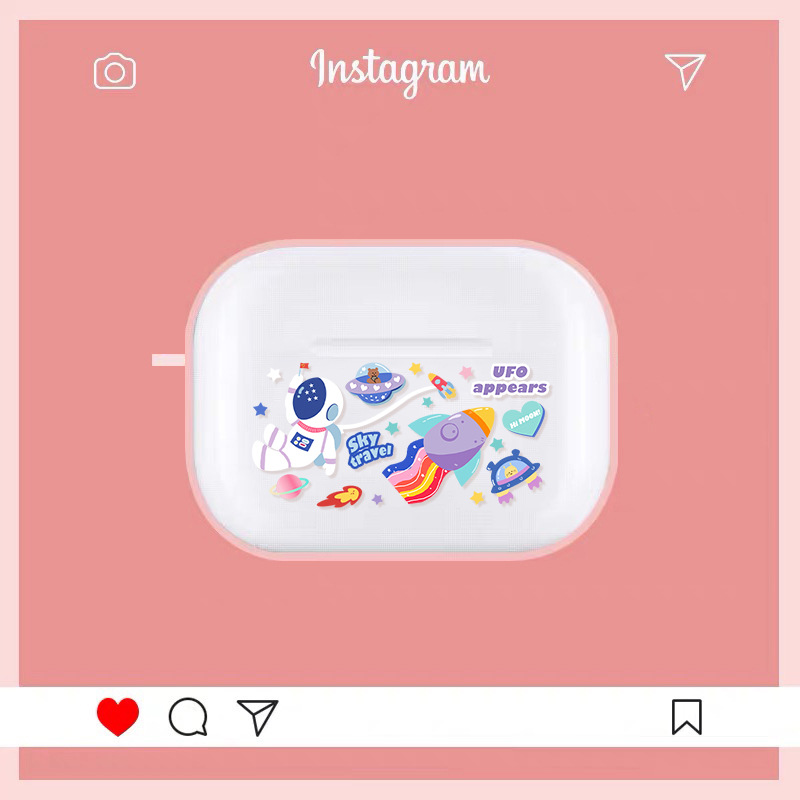 Airpods funda protectora Apple Bluetooth auriculares caso airpods pro funda protectora pro3 aplicable 2 Generación transparente