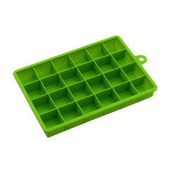 15 grid 24 grid silicone ice tray square ice box with lid for household beverage milk tea whiskey ice cube mold