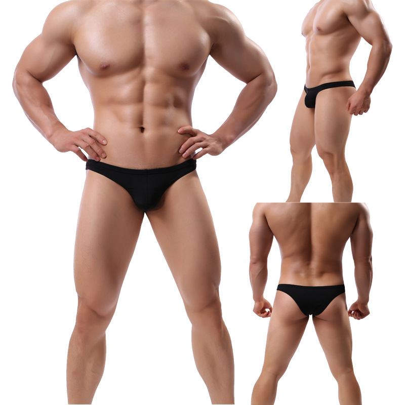 New Shorts Men's Trendy Bikini Small Triangle Panties New Design Youth Fashion Sexy Briefs