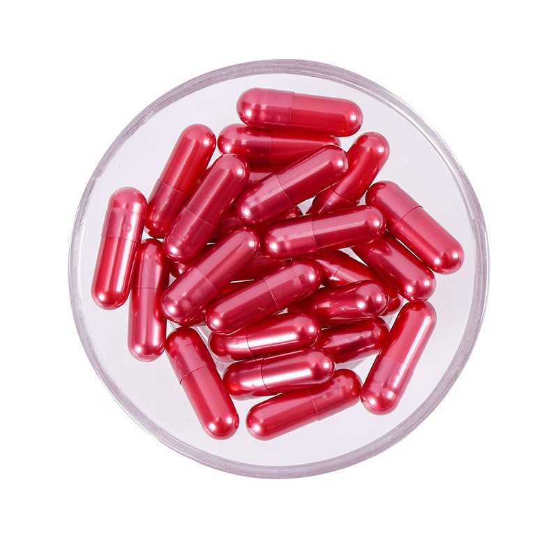 [Shanghai Red Star] color perla 00 # gelatina multicolor cápsula hueca cápsula vacía cápsula comestible