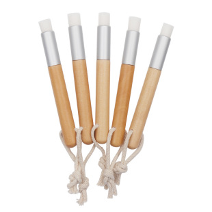 Wholesale Bamboo Pole Nose Washing Brush to Remove Blackheads and Remove Acne Single Layer Makeup Wooden Nose Brush Manual Cleaning Tool