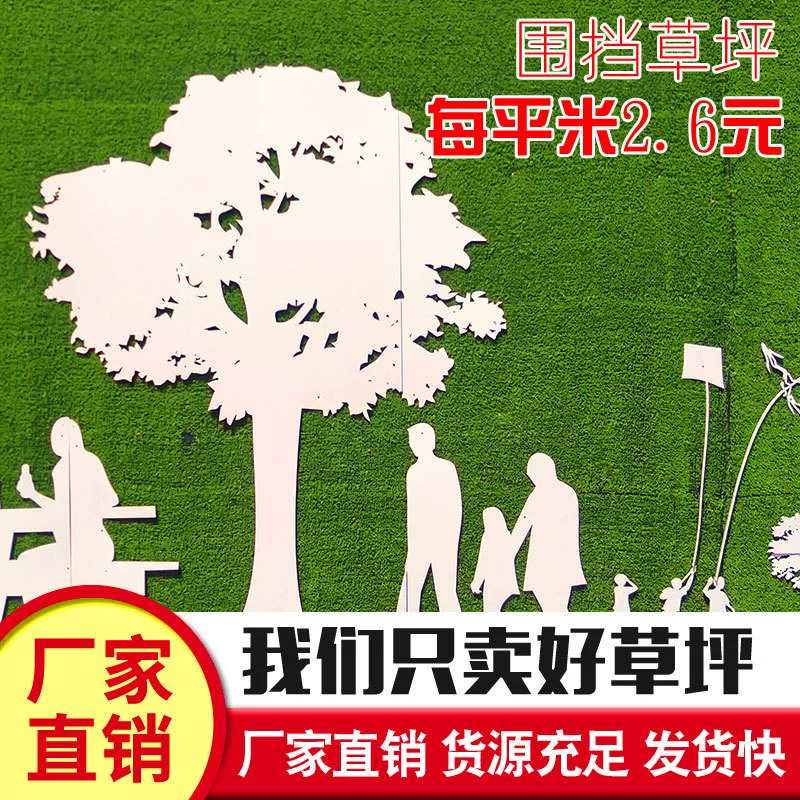 Свадебная сцена на месте Футбольный стадион Детский сад Симуляция газона