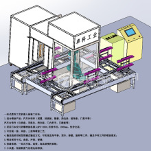 江门汽车档位板自动喷涂生产线 汽车零部件水性漆自动喷涂线设备